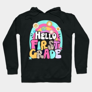 First Grade Back To School Teacher First Day Of School Hoodie